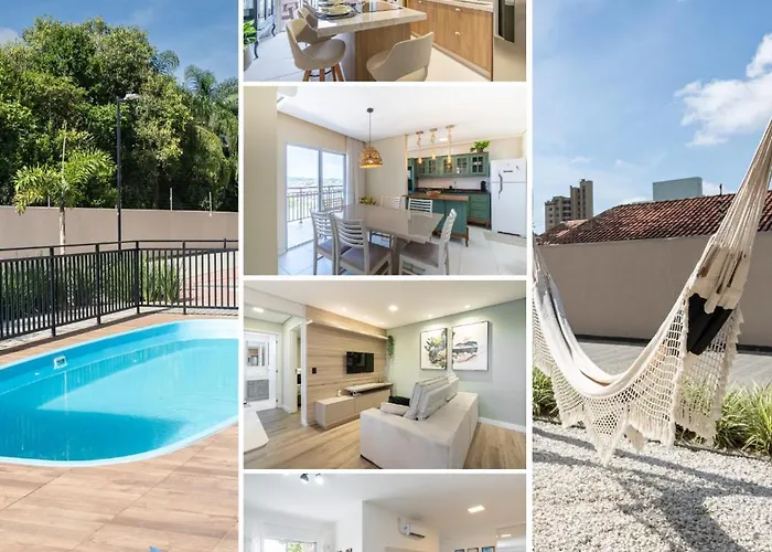 Aptos Em Bal Picarras A150M Da Praia, Dois Quartos, Sala De Estar, Cozinha Completa, Sacada Com Churrasqueira, Wi-Fi, Piscina, Portaria 24H, Playground E Quadra De Esportes
